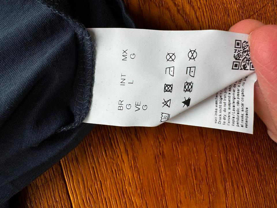 BOSS Longshirt dunkelblau lang Baumwolle NEU L Regular fit in Fredersdorf-Vogelsdorf