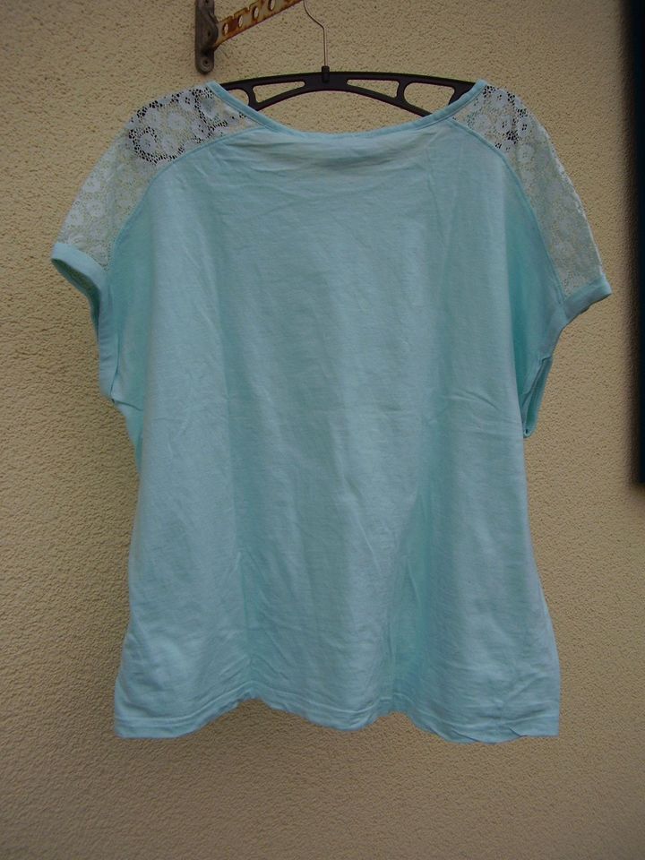 Shirt mit Spitzeneinsatz * Gr. 44 46 XXL * Gina Benotti * TOP ! in Nordendorf