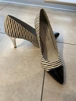 TAMARIS Pumps high heels Leder Gr. 40 schwarz weiss Bayern - Forchheim Vorschau
