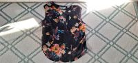 Pull & Bear Bluse Shirt Top schwarz Blumen Muster Chiffon Bayern - Hirschaid Vorschau