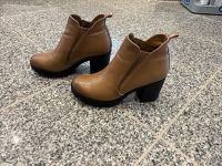 Damenschuhe Stiefeletten Absatzschuhe Stiefeln Cognac Braun Gr.38 Rheinland-Pfalz - Wackernheim Vorschau