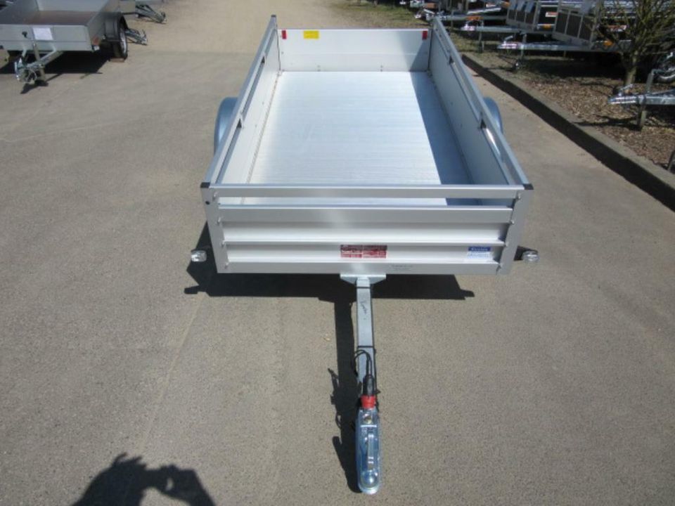 Koch U 4 ALU PKW-Anhänger mit Reling 2,50 x 1,25 x 0,45 m 750 kg ungebremst TOP in Wittlich