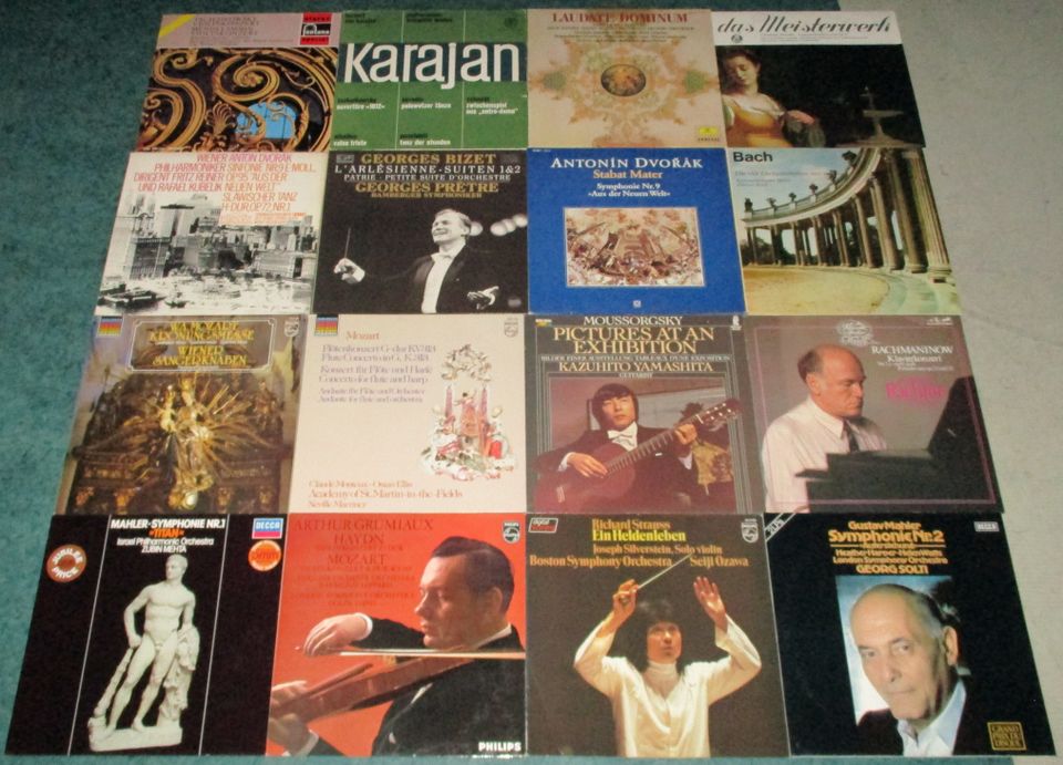LP - KLASSIK SAMMLUNG - 500 LPs - DGG - Decca - EMI - Bach Mozart in Paderborn