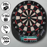 Dart Dartscheibe Dartboard Dartautomat elektrisch 28 Spiele Hessen - Hainburg Vorschau