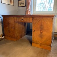 Schreibtisch antik alt vintage Intarsien Holz Desk Tisch Nürnberg (Mittelfr) - Mitte Vorschau