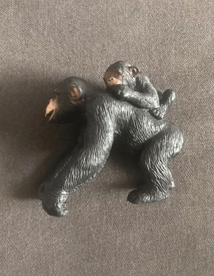 Schimpanse mit Baby 11 cm in Düsseldorf