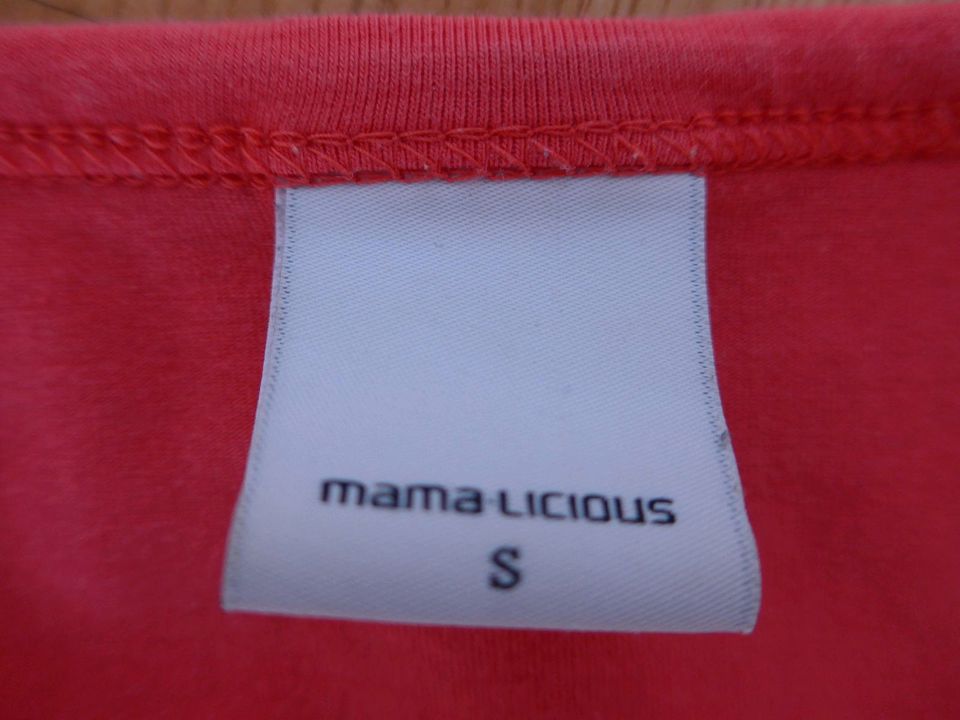 Mama Licious Shirt Umstandsmode Schwangerschaft pink neon, Gr. S in Stuttgart