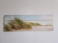 Bild auf Holzlatten Strandmotiv Strandbild Dünen Niedersachsen - Braunschweig Vorschau
