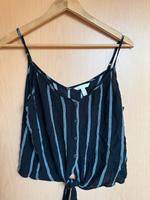H&M Top Gr. L  Streifen Schlicht Einfarbig Ethno Stil Boho Chic Thüringen - Jenalöbnitz Vorschau
