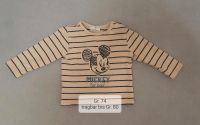 Langarmshirt Mickey Mouse Disney Größe 74 Sachsen - Wildenfels Vorschau