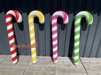 Weihnachtsmann Zuckerstange groß riesen big candy cane Figur Stat Nordrhein-Westfalen - Enger Vorschau