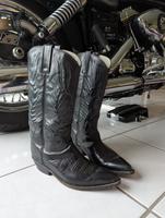 Leder Boots Schwarz 36 Hessen - Butzbach Vorschau