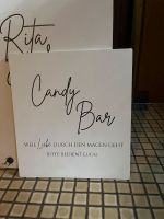 Candy Bar Hochzeit Schild Deko Wedding Nordrhein-Westfalen - Kamen Vorschau