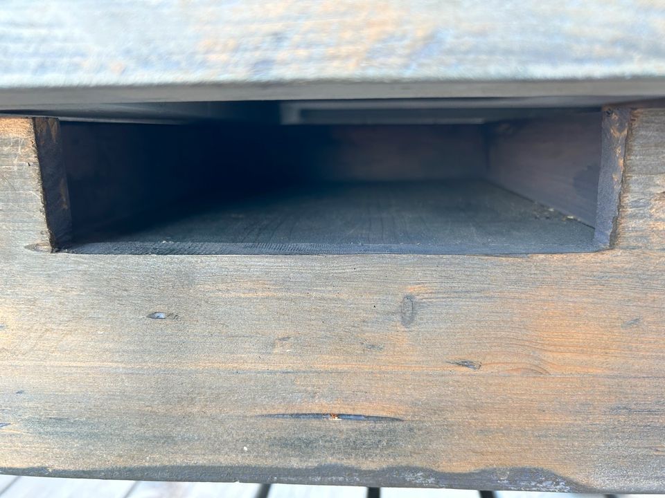 Couchtisch Tisch Gerüstbohlen massiv Holz Bohle Couch Loft in Mohlsdorf