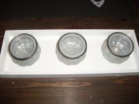 3er-Set Teelichthalter im Tablett,"NEU",SHABBY-CHIC,Landhausstil, Brandenburg - Leegebruch Vorschau