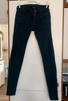 Damen Stretch Jeans Hose Tally Weijl dunkelgrau schwarz Gr. 34 XS Nordrhein-Westfalen - Bad Laasphe Vorschau