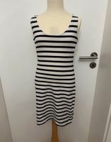 Kleid Sommerkleid H&M schwarz weiß gestreift minikleid S XS 34 Hessen - Bad Soden-Salmünster Vorschau