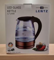 LENTZ Glaswasserkocher mit LED Licht 1,7l NEU Bayern - Edling Vorschau