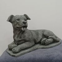 Pitbull Terrier Steinfigur Hund Nordrhein-Westfalen - Korschenbroich Vorschau