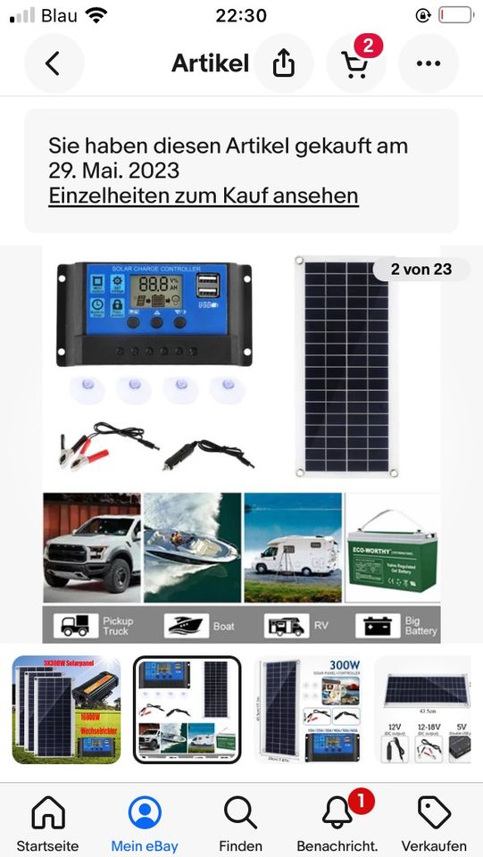 Solaranlage 1600W in Möckmühl