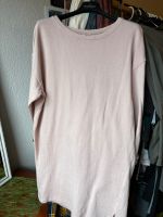 Roséfarbener Longpulli Langer Pullover Sachsen - Crinitzberg Vorschau