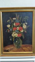 Altes Ölbild Stillleben Blumen auf Platte gemalt Signiert Nordrhein-Westfalen - Iserlohn Vorschau