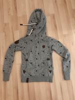 NAKETANO Hoodie Pullover Kapuze Gr. XS 34 grau Sterne Schnizzel Baden-Württemberg - Ammerbuch Vorschau