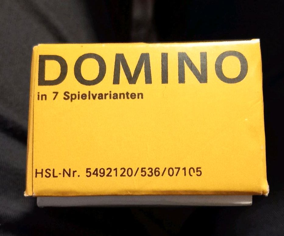 Domino, Dominospiel aus DDR-ZEITEN VEB Berlinplast in Goldberg