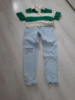 Jeans und Shirt Pull + Bear Größe 34/XS Stuttgart - Weilimdorf Vorschau