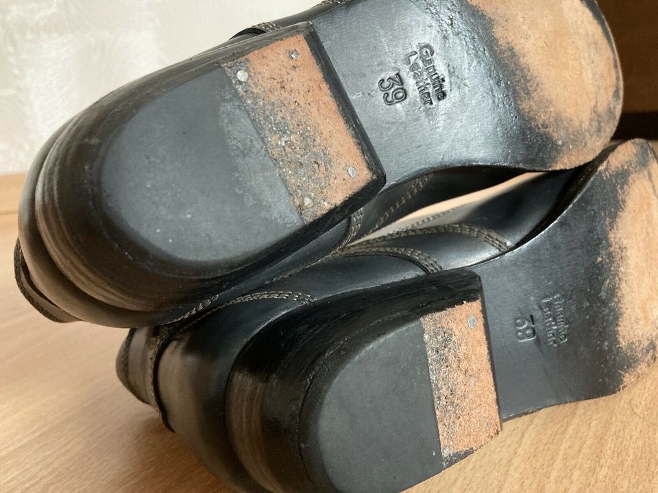 DIESEL Lederschuhe/- Stiefeletten in Wedemark