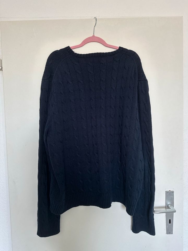 Polo Ralph Lauren Baumwolle XXL XL Pullover Logo Zopfmuster in Berlin