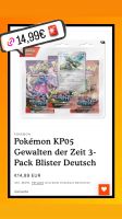 Pokémon KP05 Gewalten der Zeit 3-Pack Blister Deutsch Nordrhein-Westfalen - Wesel Vorschau