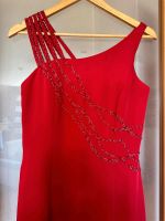 Elegantes Abendkleid Größe 36/38 - Rot mit Verzierungen! Nordrhein-Westfalen - Leopoldshöhe Vorschau