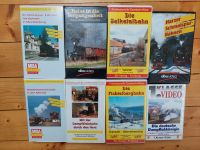 8x VHS Filme Dampflok Eisenbahn Schmalspurbahn Niedersachsen - Langelsheim Vorschau