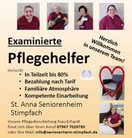 Pflegehelfer gesucht!!! Baden-Württemberg - Stimpfach Vorschau