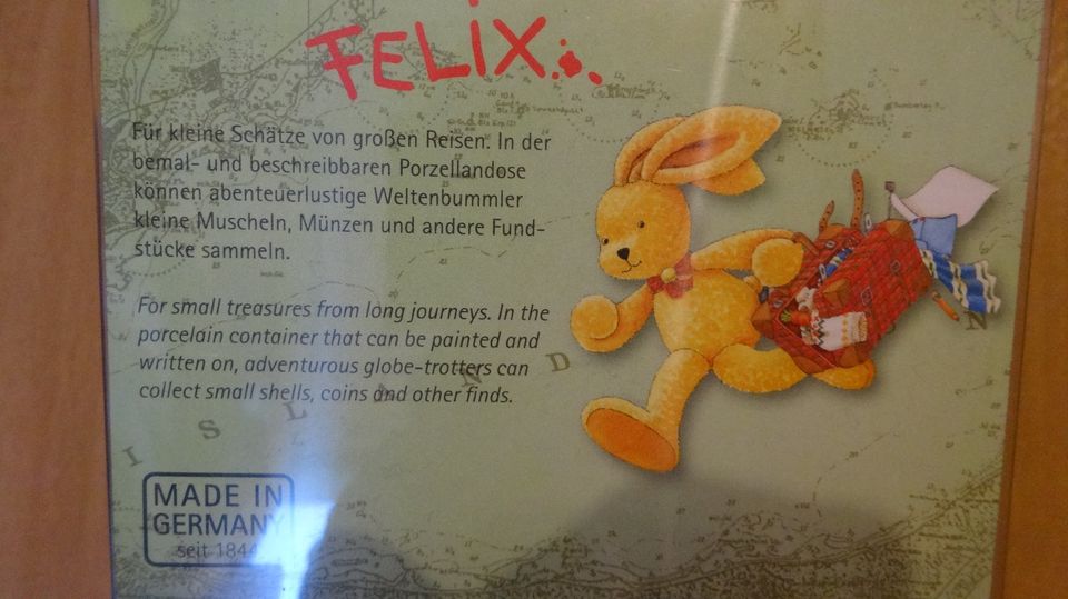 NEU Kindergeschirr Felix der Hase aus Porzellan von Kahla in Jena