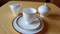 Kaffeeservice Porzellan Bone China Goldrand weiß 6 Gedecke Nordrhein-Westfalen - Herne Vorschau