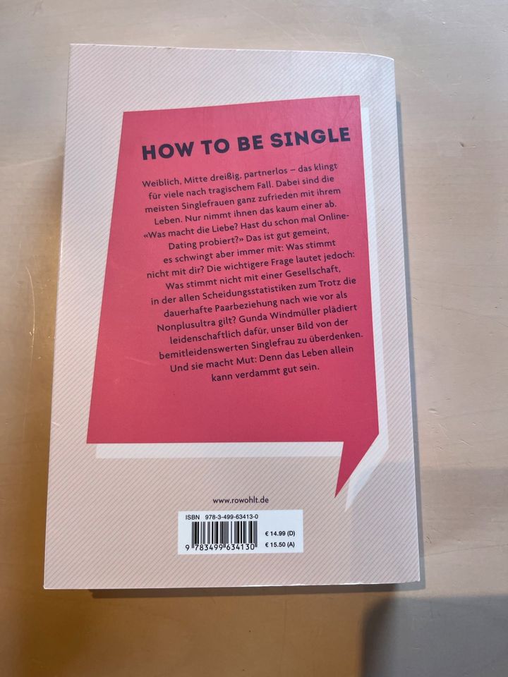 Buch „Weiblich, ledig, glücklich/ How to be single“ Windmüller in Ramerberg