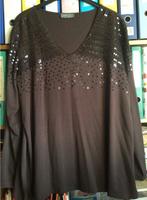 Ulla Popken Selection Shirt Gr. 50/52 braun mit Pailletten Hessen - Langgöns Vorschau