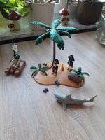 Kleine Playmobil Insel 5138 u. Floss mit großem Hai 3862 Rarität Baden-Württemberg - Karlsruhe Vorschau