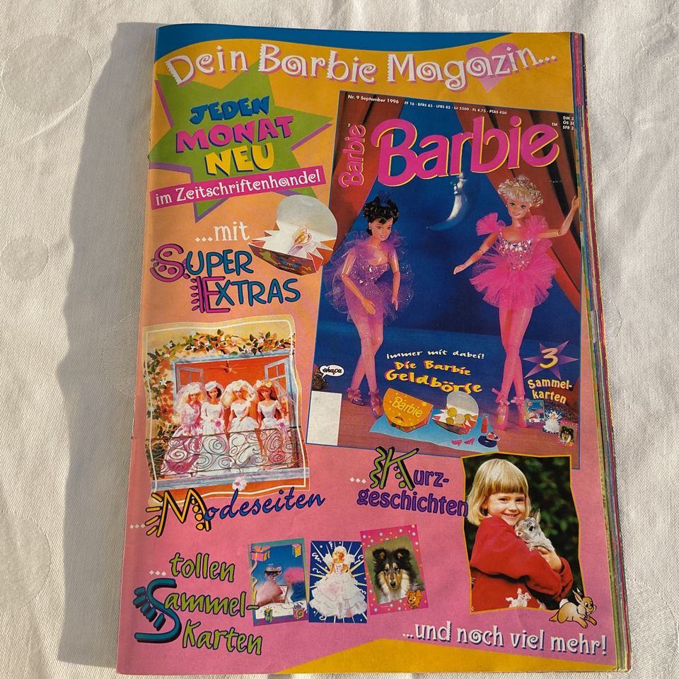 BARBIE Magazin Nr.9 1996 Rarität TOP Zustand mit Fan Club in Weißenburg in Bayern