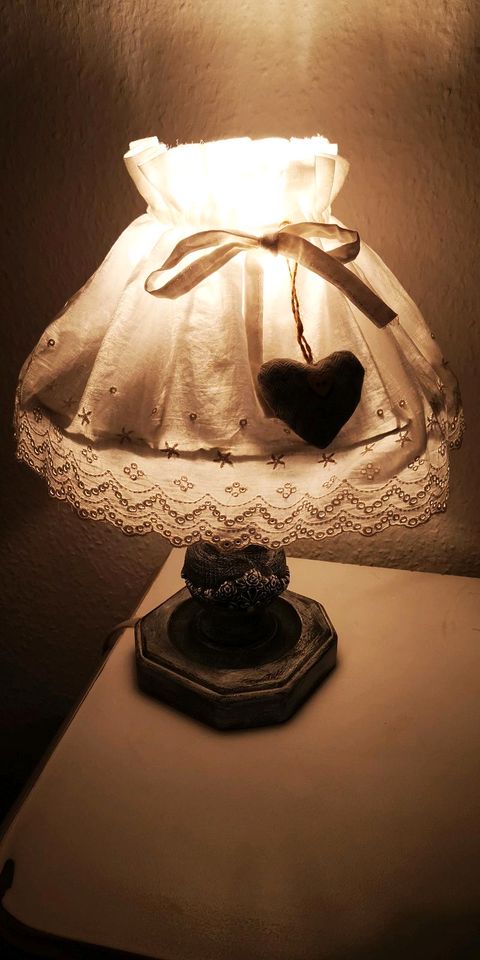 Nachttisch Lampe #shabby#handmade in Hamburg