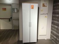 Möbel, Garderobenschrank Santina, 71x193x37cm, Eiche-Bianco/Weiß Bayern - Fürstenstein Vorschau