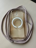 Apple iPhone 13 14 Magsafe-Hülle Case transparent rosa Band Niedersachsen - Calberlah Vorschau