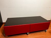 IKEA BESTA TV Bank Lowboard schwarzbraun rot 120cm Saarbrücken-Mitte - Alt-Saarbrücken Vorschau