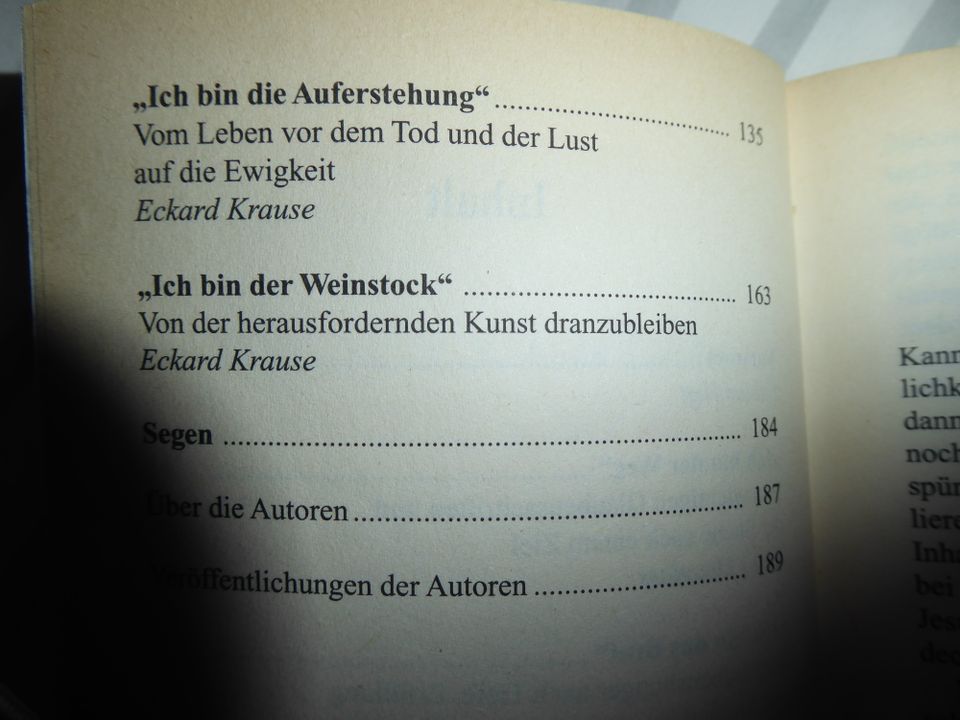 Buch Aufbruch zum Ich Glaube christlich Seelsorge Worte Jesu in Hamburg