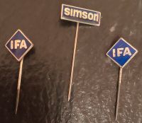 2x IFA- und  1x Simson-Anstecknadel Thüringen - Suhl Vorschau