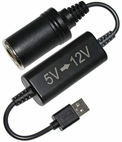 Kabeladapter USB-A-Stecker auf 12-V-Zigarettenanzünder-Buchse in