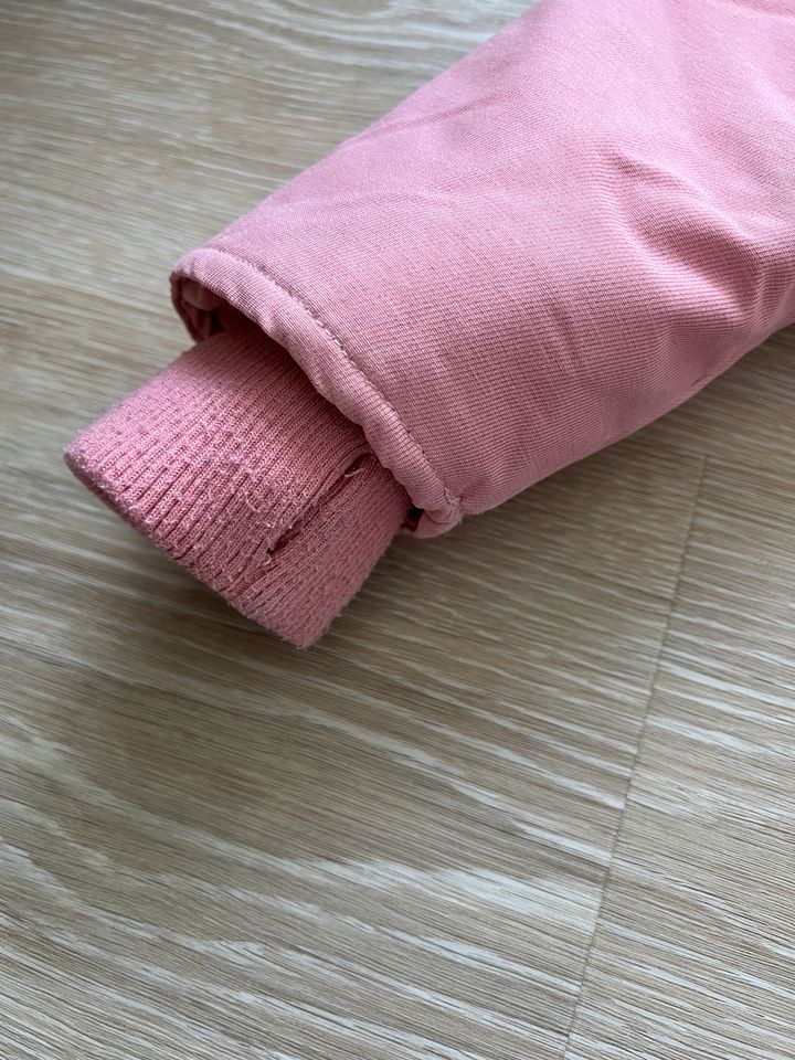 Topolino Winterjacke rosa gefüttert plüsch (Größe 110) in Grimma