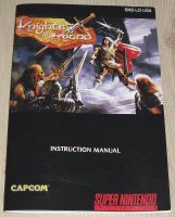 Knights of the Round SNES Spielanleitung Super Nintendo Handbuch Nürnberg (Mittelfr) - Südoststadt Vorschau